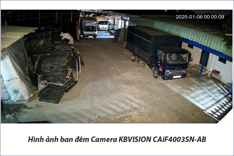 hình ảnh ban đêm Camera KBVISION CAiF4003SN-AB